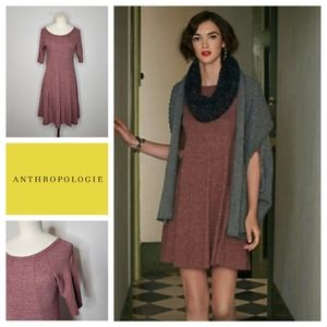 Ganni Anthropologie Threaded Trails Swing Dress Size Medium